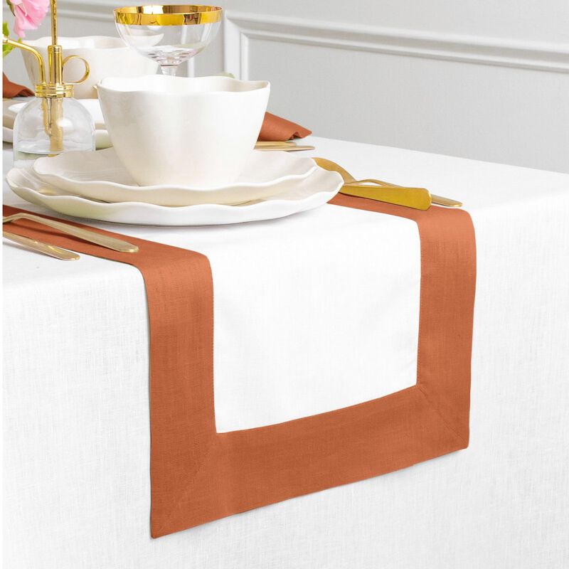 Solino Home 100% Pure Linen Table Runner | Contempo