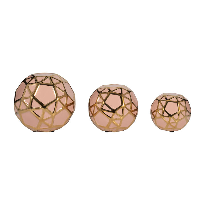 Orbs Blush/gold Set
