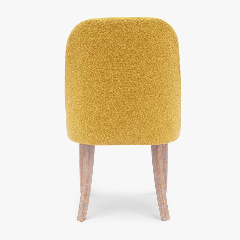 WestinTrends Genevieve Mid-Century Modern Upholstered Boucle Dining Chair