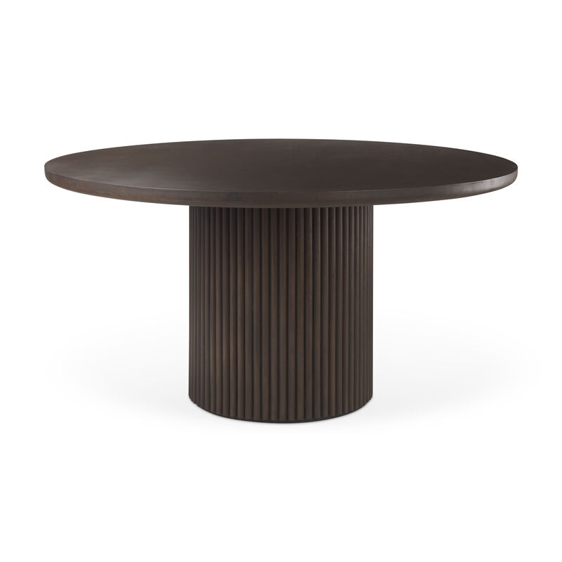 Terra Dark Brown Dining Table