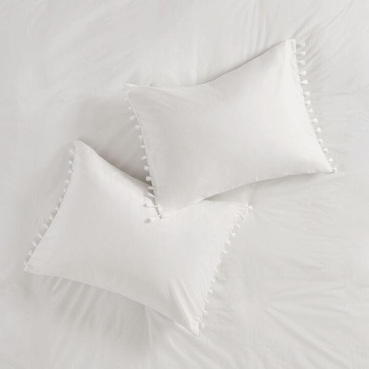 Belen Kox Lillian Tassel Trim Cotton Duvet Cover Set, Belen Kox