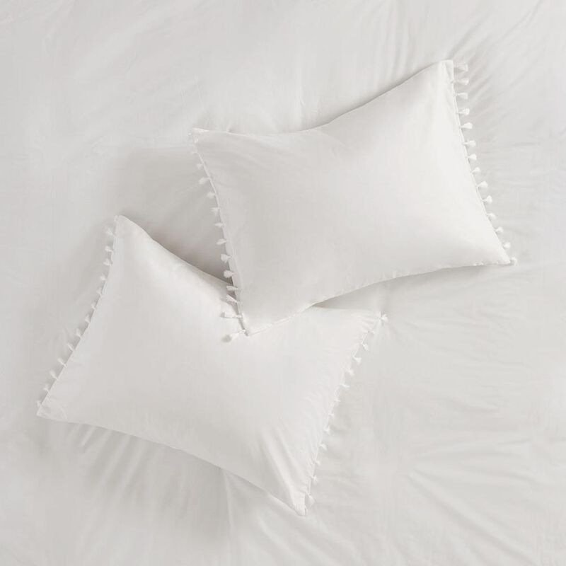 Belen Kox Lillian Tassel Trim Cotton Duvet Cover Set, Belen Kox