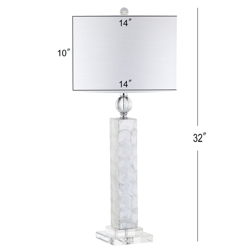 Bailey LED Seashell Table Lamp