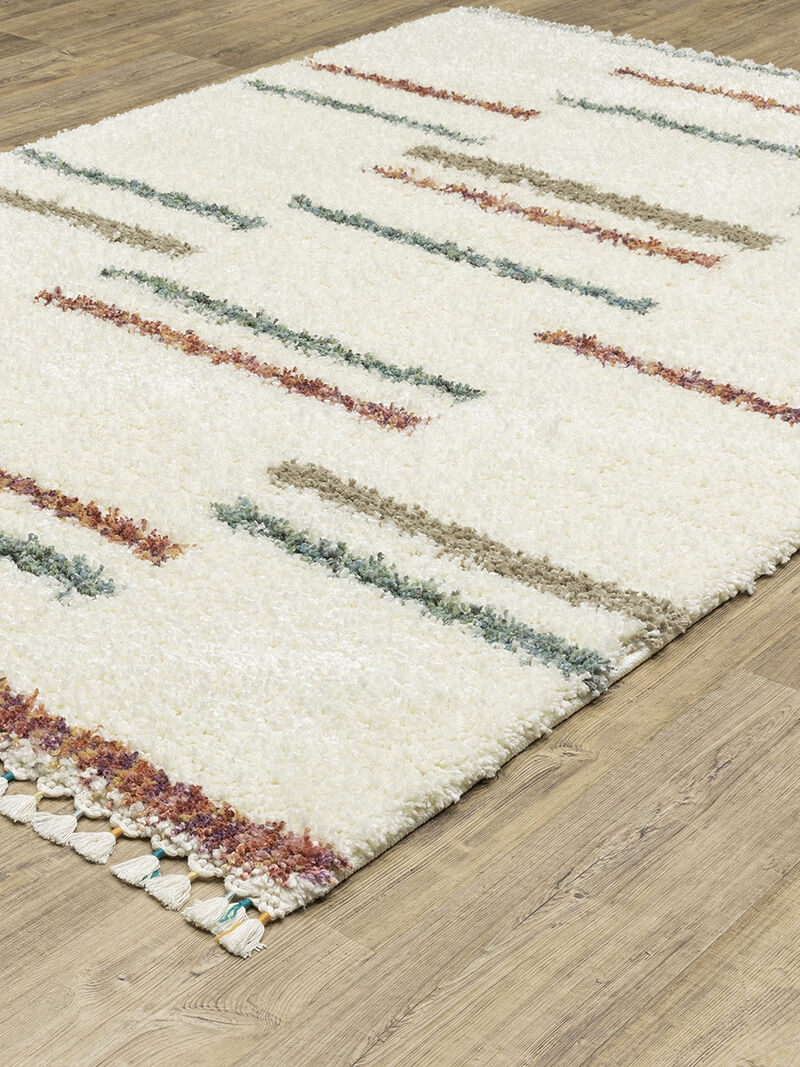 Axis 3'10" x 5'5" Ivory Rug