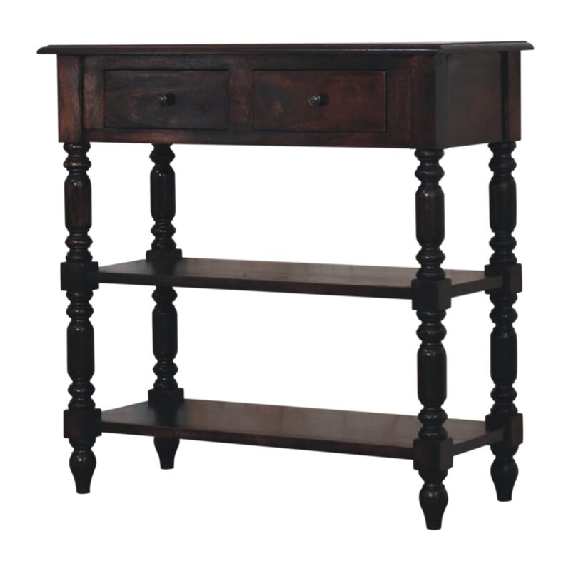 Artisan Furniture Solid Wood  Turned legs Cherry Side Table