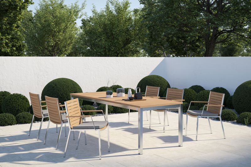 Monterey 7 Piece Patio Dining Set with 96 in. Table