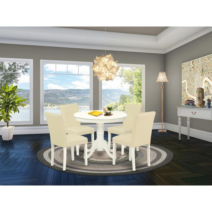 Dining Room Set Linen White