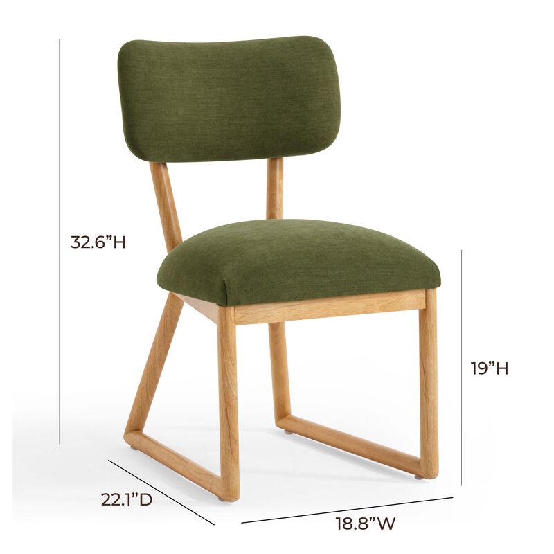 Bobbie Cream Recycled Fabric Dining Chair
