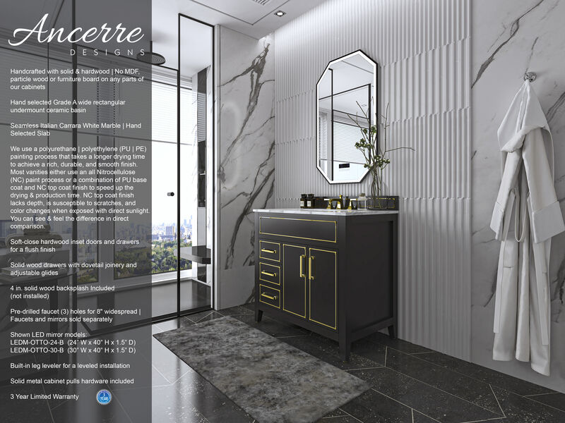 Aspen 36 in. Bath Vanity Set