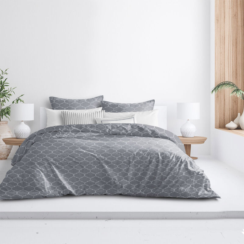 6ix Tailors Fine Linens Gazebo Pewter Coverlet Set