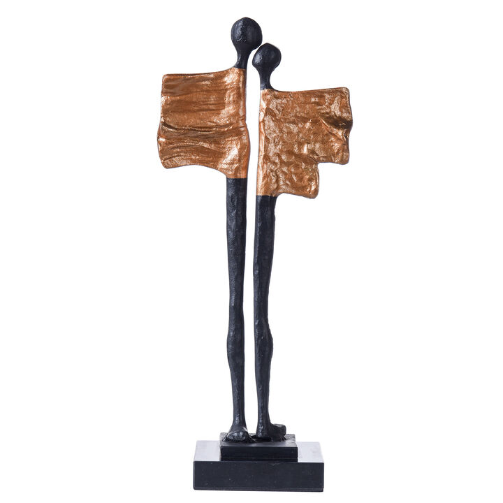 Brass Lover Sculpture