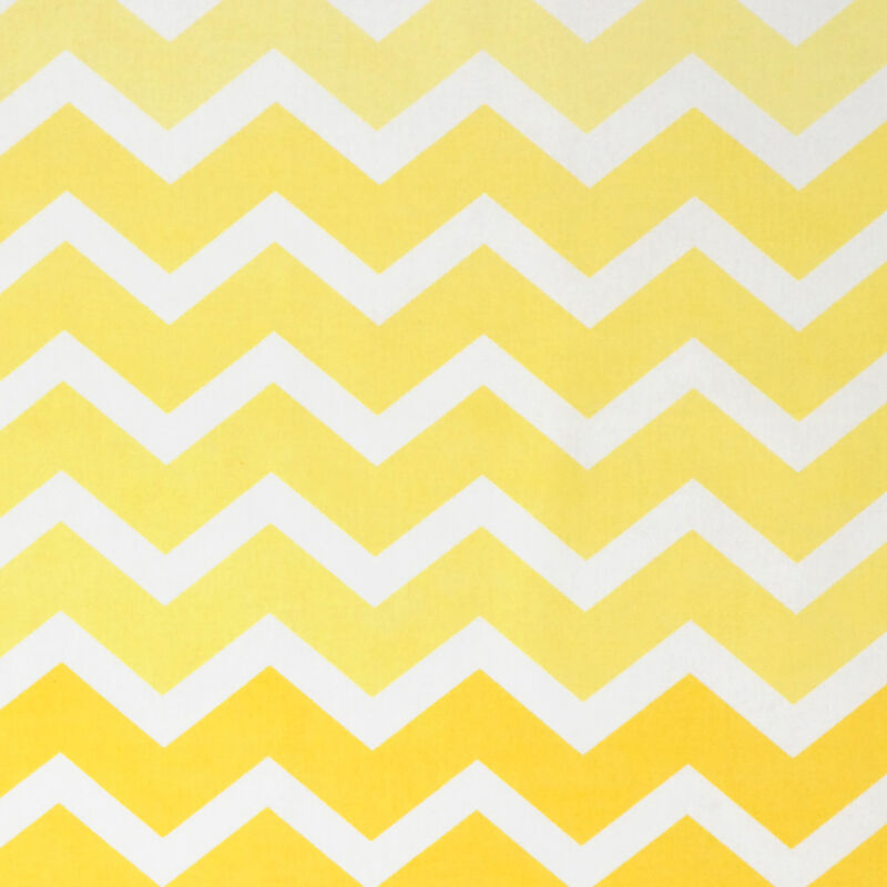 Set of 2 Yellow and White Chevron Dish Towel  28"