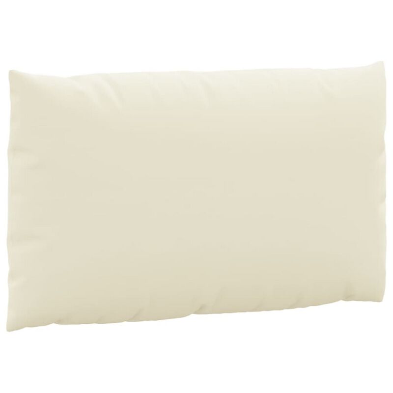 Paom Outdoor Cushion for Bench Set of 3, Plush Ivory Oxford Fabric - Benzara