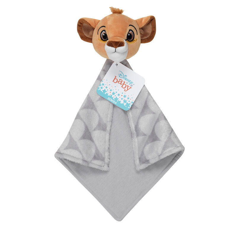 Lambs & Ivy Disney Baby THE LION KING Lovey Gray Plush Security Blanket