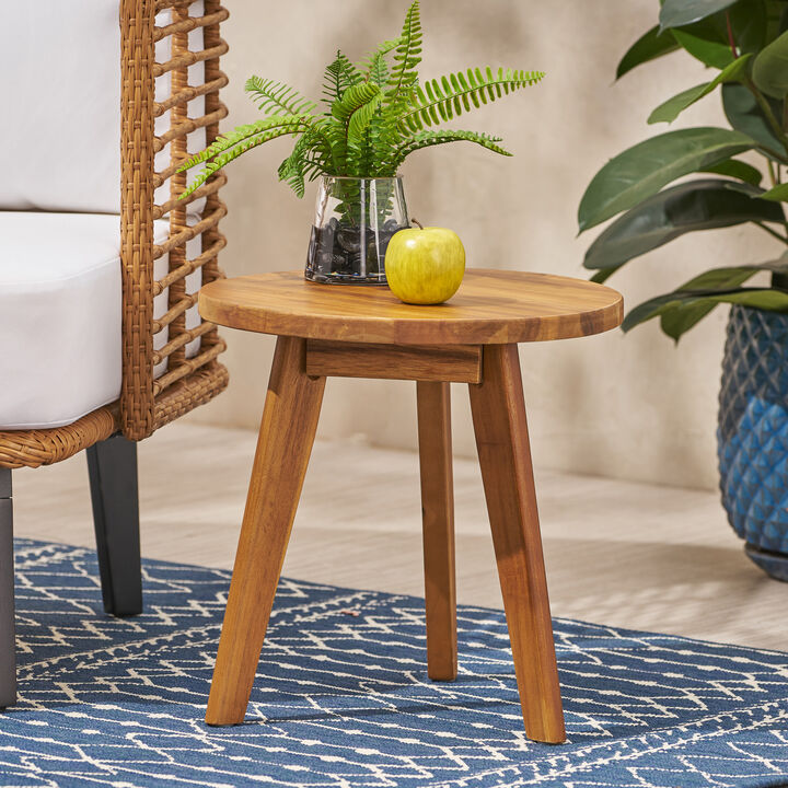 Merax Wood Side Table Compact Dining Table