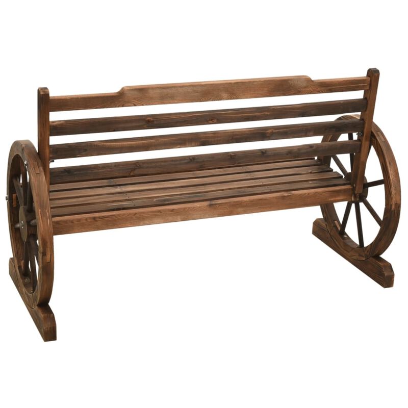 vidaXL Garden Bench 44.1" Solid Firwood