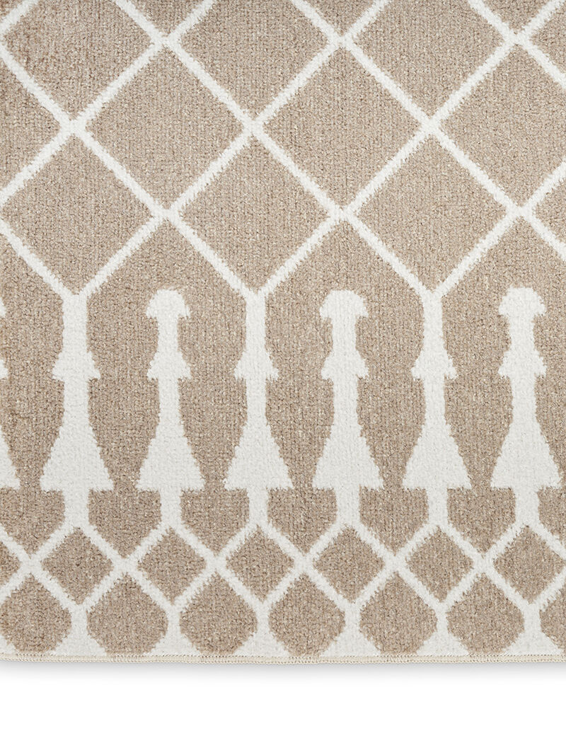 Astra Machine Washable ASW10 Taupe 7'10" x 10' Rug