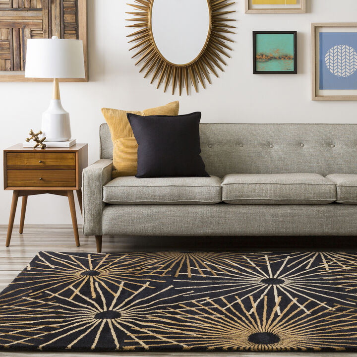 Forum FM-7090 4' Round Brown Rug