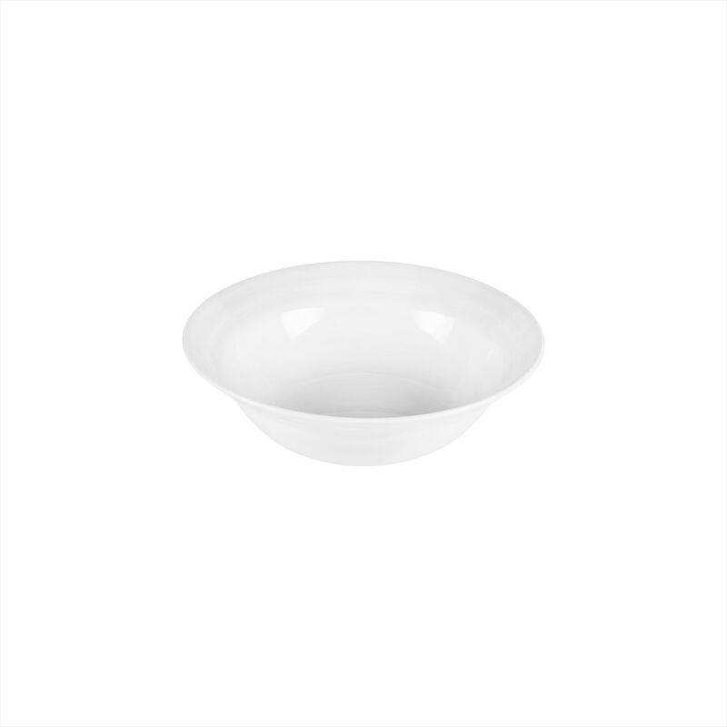 Porcelain Lizbon dia.9" h:2.75" 42 oz. Round White Porcelain Bowl (Set of 2)
