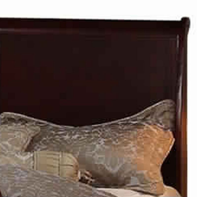 Astonishing Queen Louis Phillippe Bed , Cherry-Benzara
