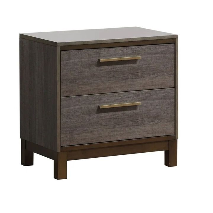 Streamdale Modern Nightstand with Two-Tone Finish