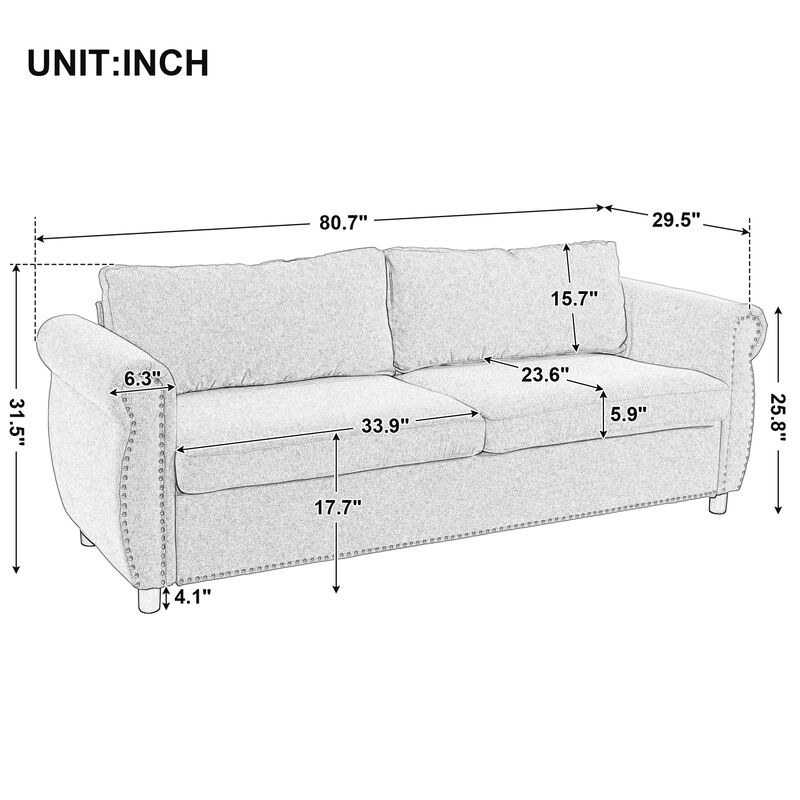 Merax 2-in-1  Sleeper Sofa Bed with Large Mattress