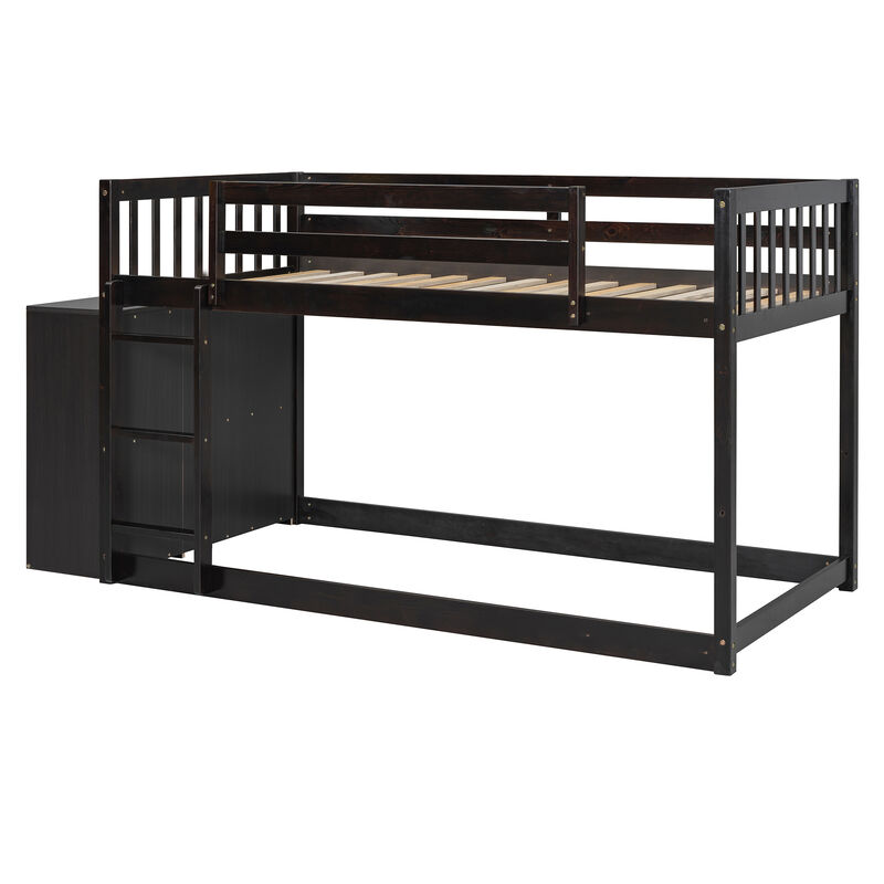 Merax Modern Bunk Bed with 4 Drawers