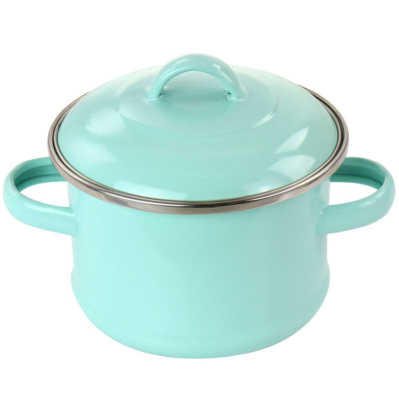 Martha Stewart Enamel on Steel Mini Dutch Oven