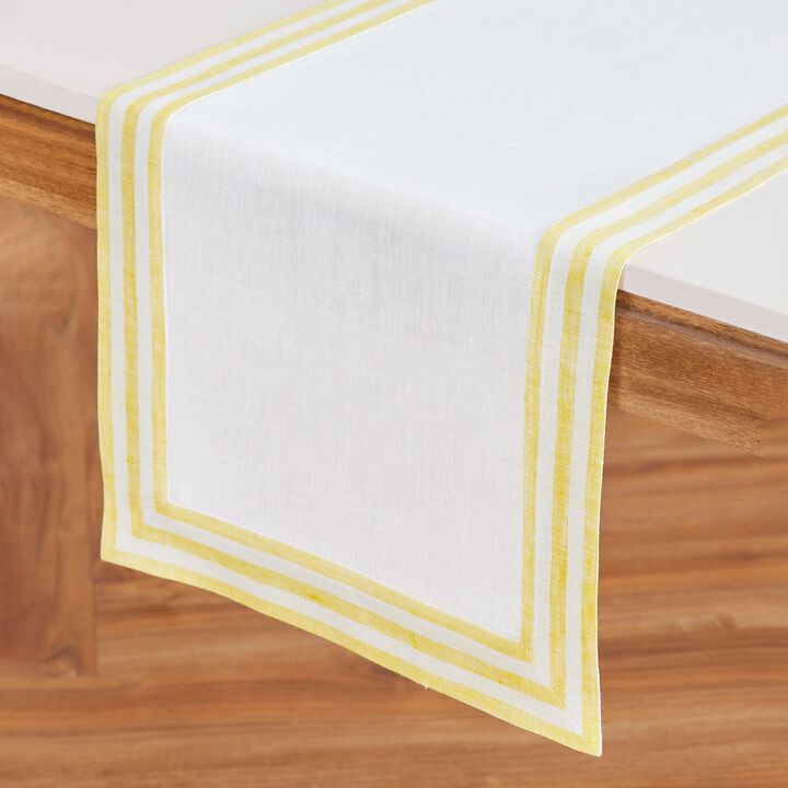 Solino Home 100% Pure Linen Table Runner | Mila