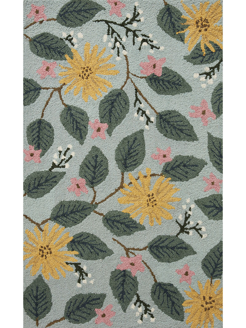 Minnie MIN07 Light Blue 2'3" x 3'9" Rug