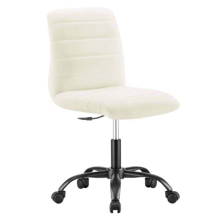 Modway Ripple Home Office Desks and Chairs, Black White