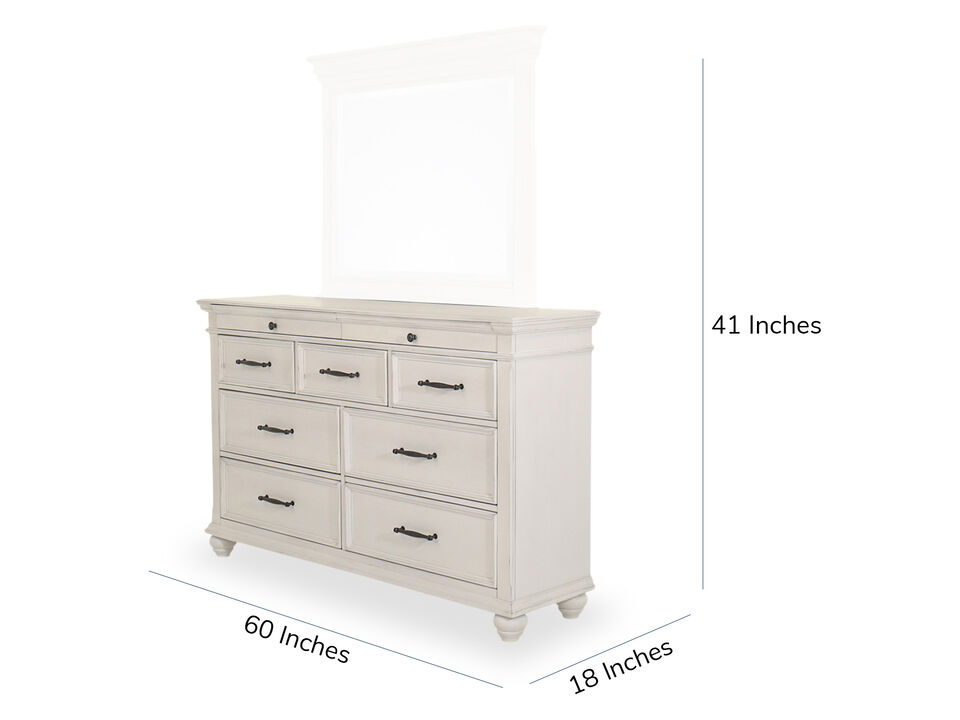 Kanwyn Dresser in White