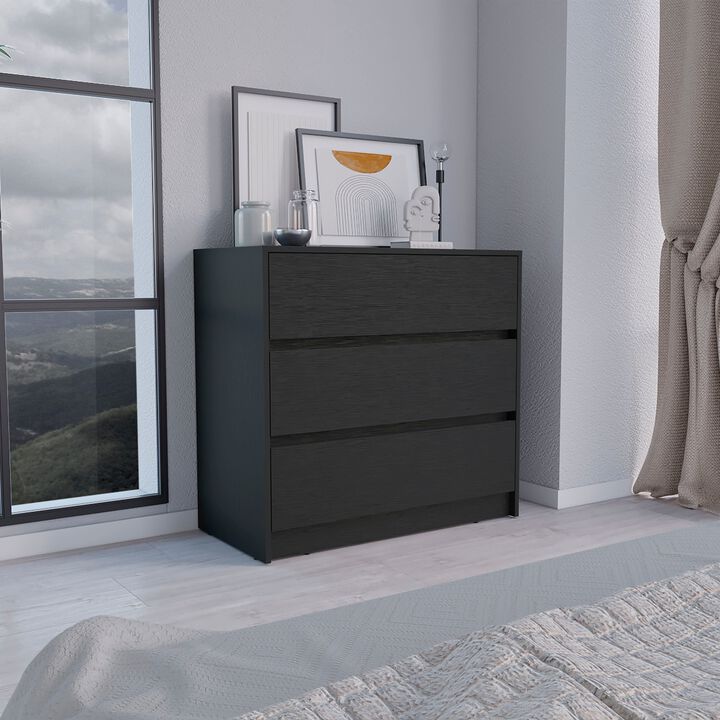 DEPOT E-SHOP Palmer 3 Drawers Dresser, Chest of Drawers