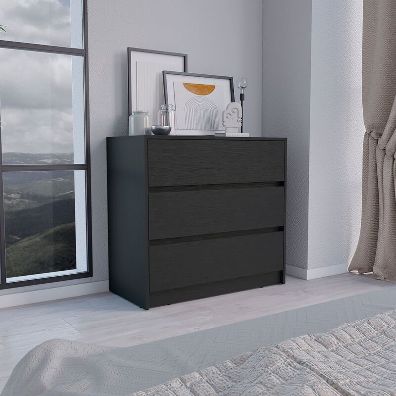 DEPOT E-SHOP Palmer 3 Drawers Dresser, Chest of Drawers