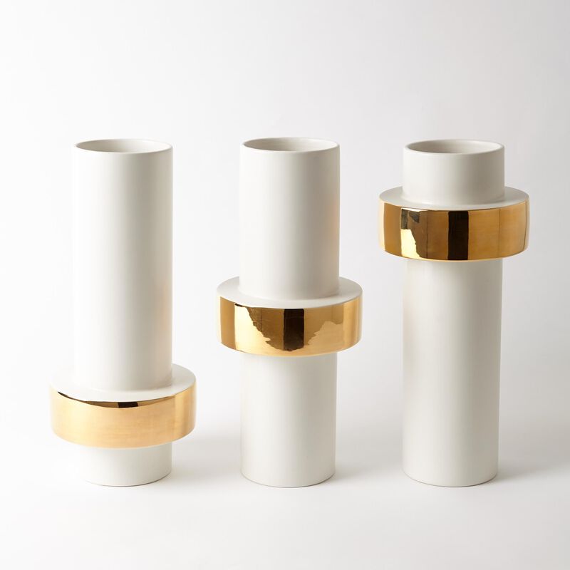 Gold Ring Vase