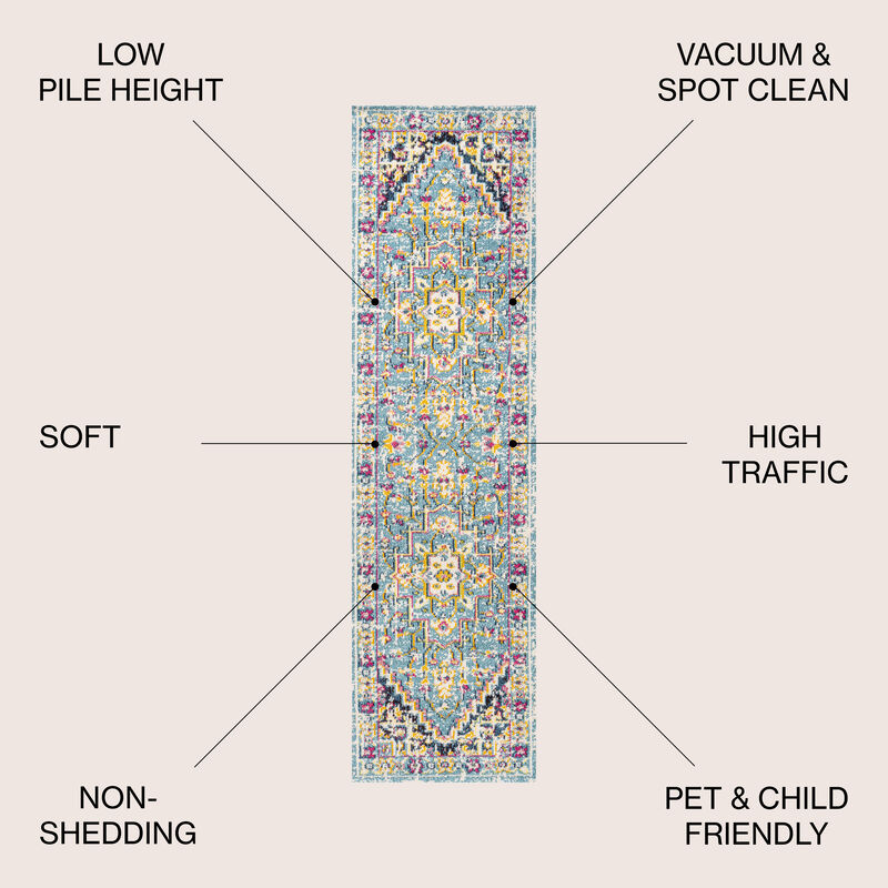 Brooklyn Geometric Medallion Area Rug