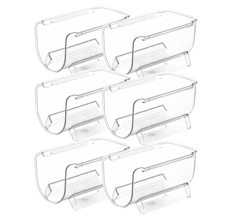 8 x 4 Acrylic Wine Bottle Holder, 6-Pack