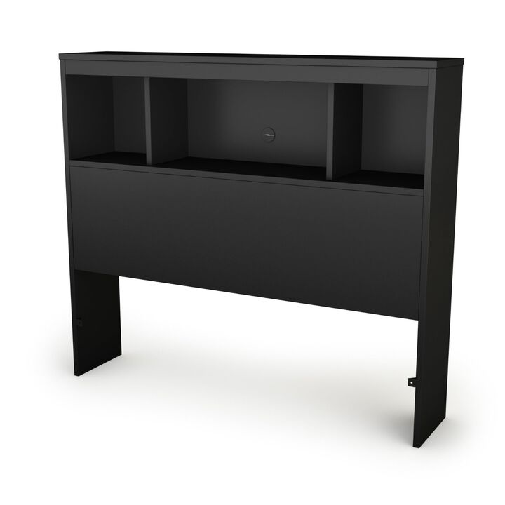 QuikFurn Twin size Modern Bookcase Headboard