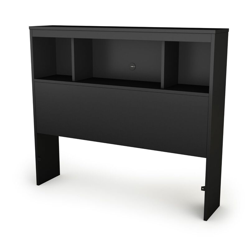 QuikFurn Twin size Modern Bookcase Headboard
