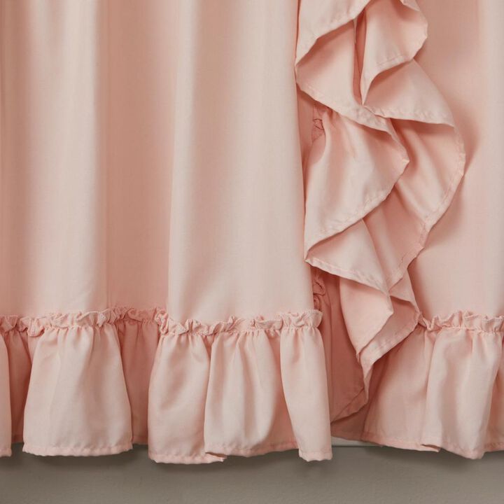 SKL Home By Saturday Knight Ltd Sarah Tier Pair - 2-Pack - 82X36", Blush