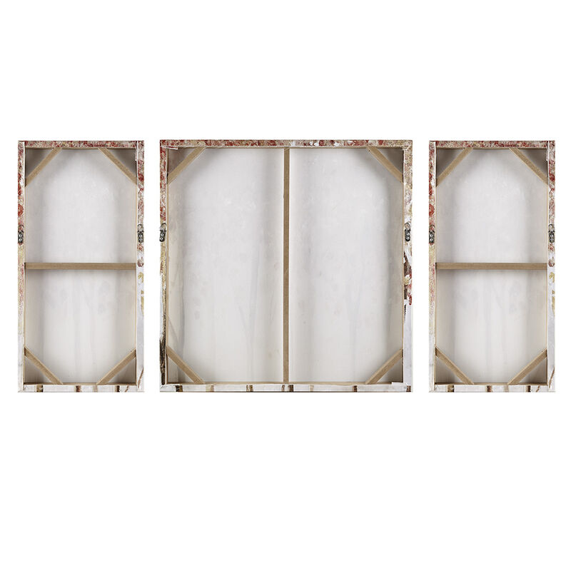 Gracie Mills Debora 3-Piece Textured Forest Scene Canvas Wall Art