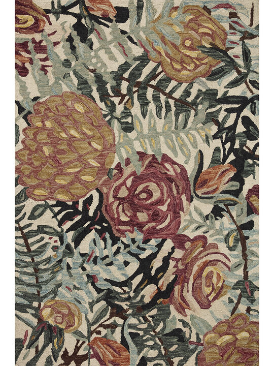 Bella BLM02 Ivory/Lagoon 8'6" x 11'6" Rug