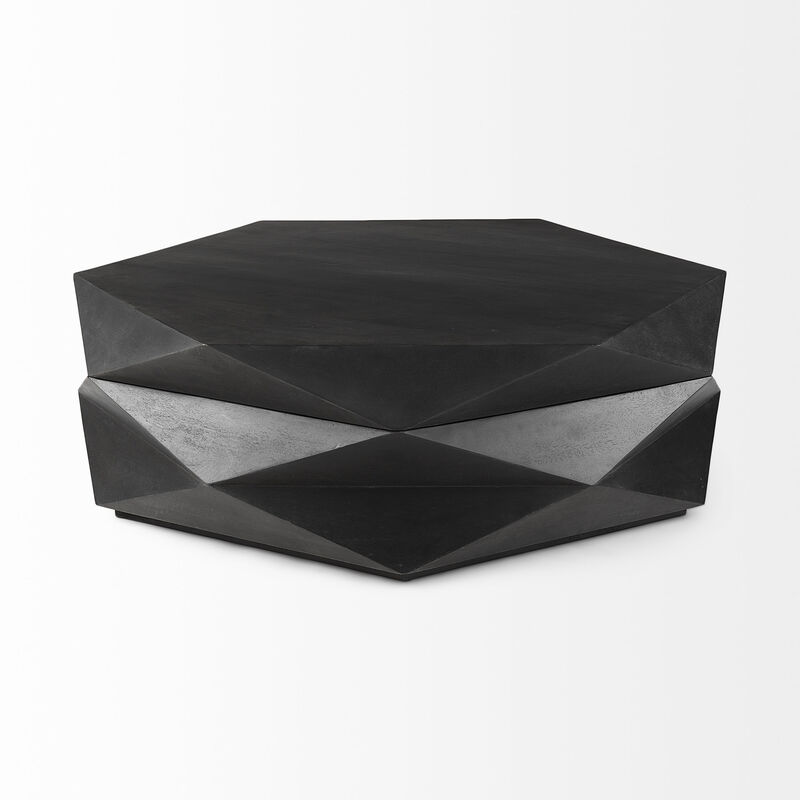 Arreto 48" Black Coffee Table