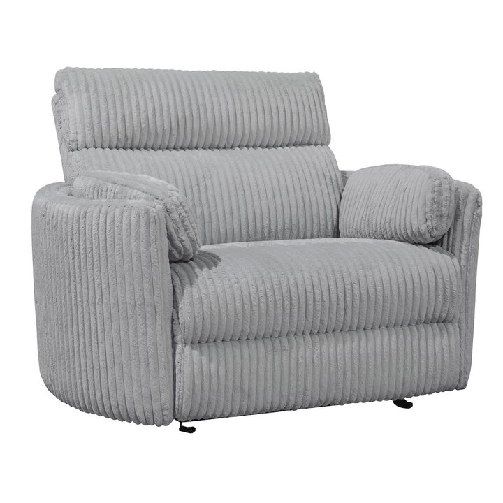 Parker Living Mega Grey Extra Wide Power Glider Recliner Two Pack
