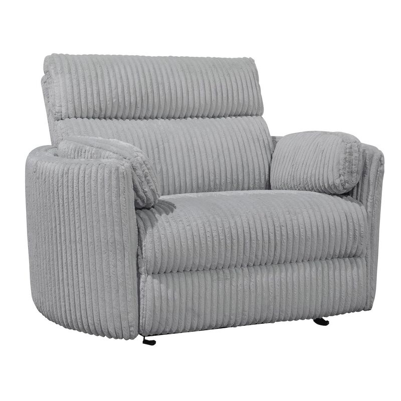 Parker Living Mega Grey Extra Wide Power Glider Recliner Two Pack