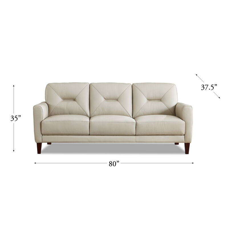 Mavis Top Grain Leather Sofa