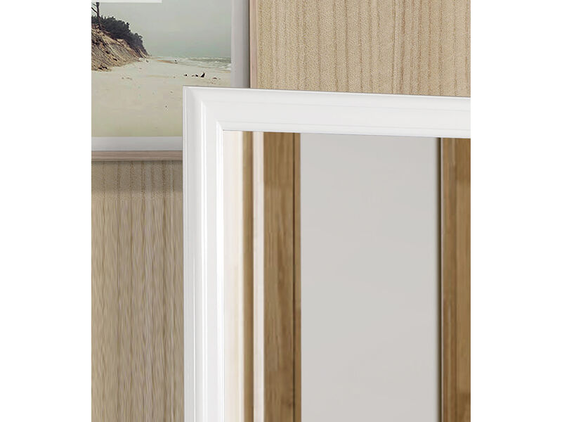 38 in. x 38 in. Classic Square Framed Dresser Mirror