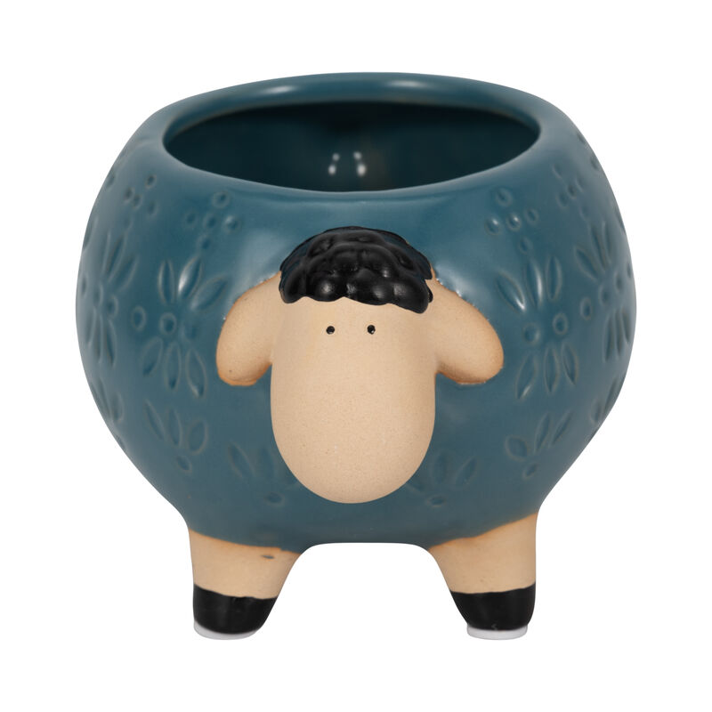 6" Stoneware Sheep Planter
