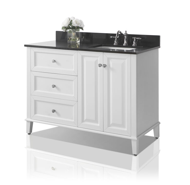 Hannah 48 in. Off Centered Bath Vanity Set