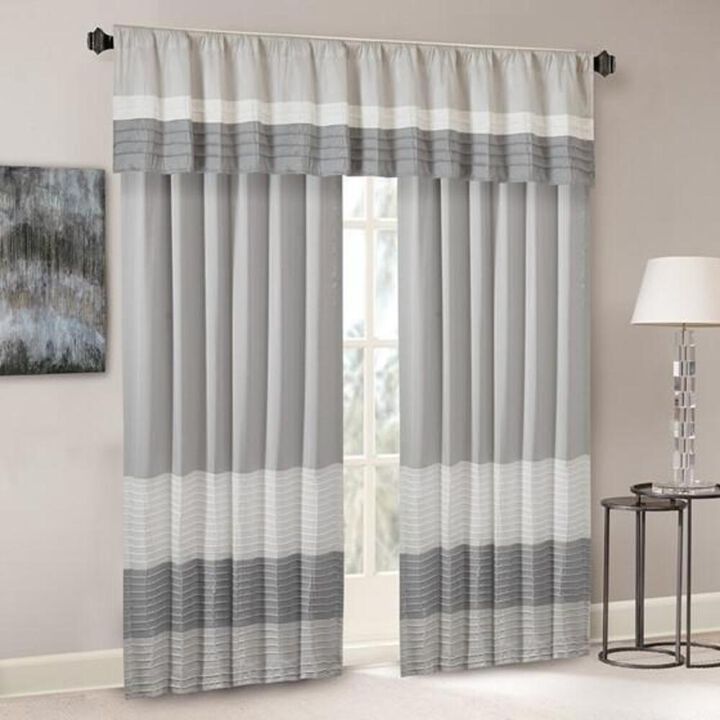 Belen Kox Modern Pintuck Valance, Belen Kox